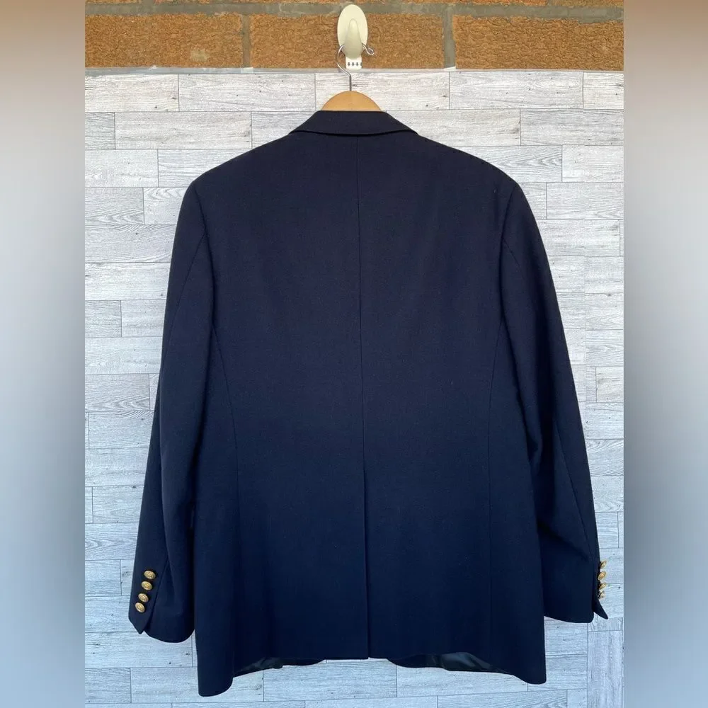 Polo University Club Ralph Lauren Virgin Wool Sportcoat Jacket Blazer Mens large